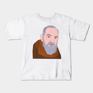 Saint Pius of Pietrelcina Kids T-Shirt